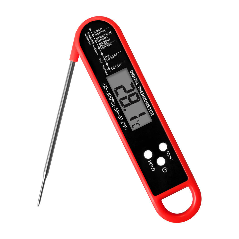 Foldable Digital Food Thermometer Kitchen Baking Meat Probe