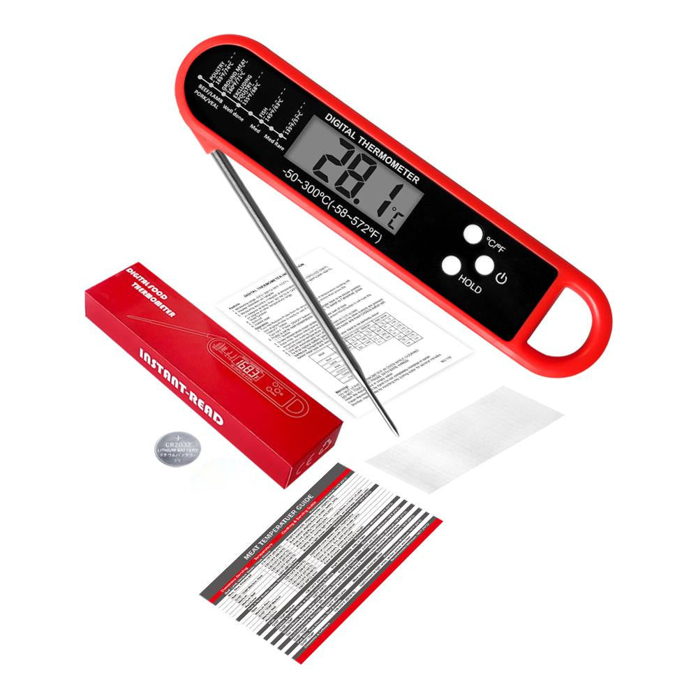 Foldable Digital Food Thermometer Kitchen Baking Meat Probe